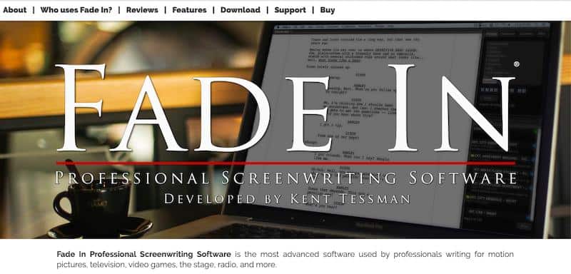 fade in professional screenwriting software cracking 101