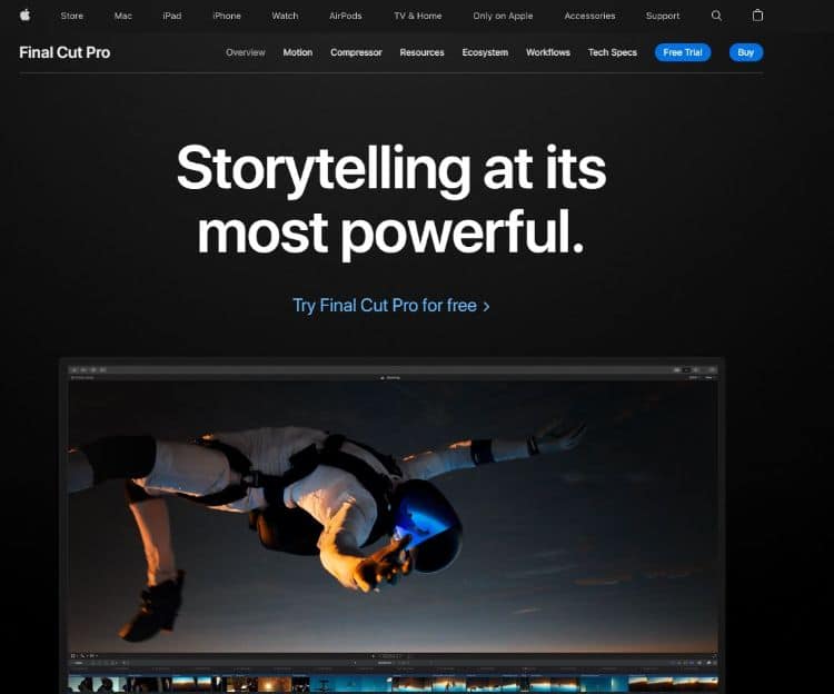 best editing software for mac cinematic trailer