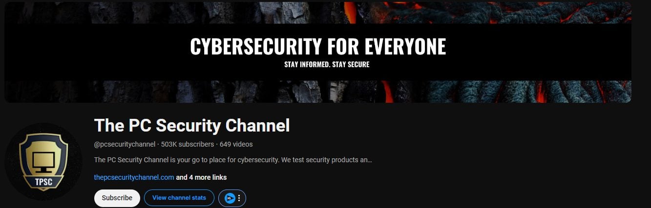 The PC Security Channel
