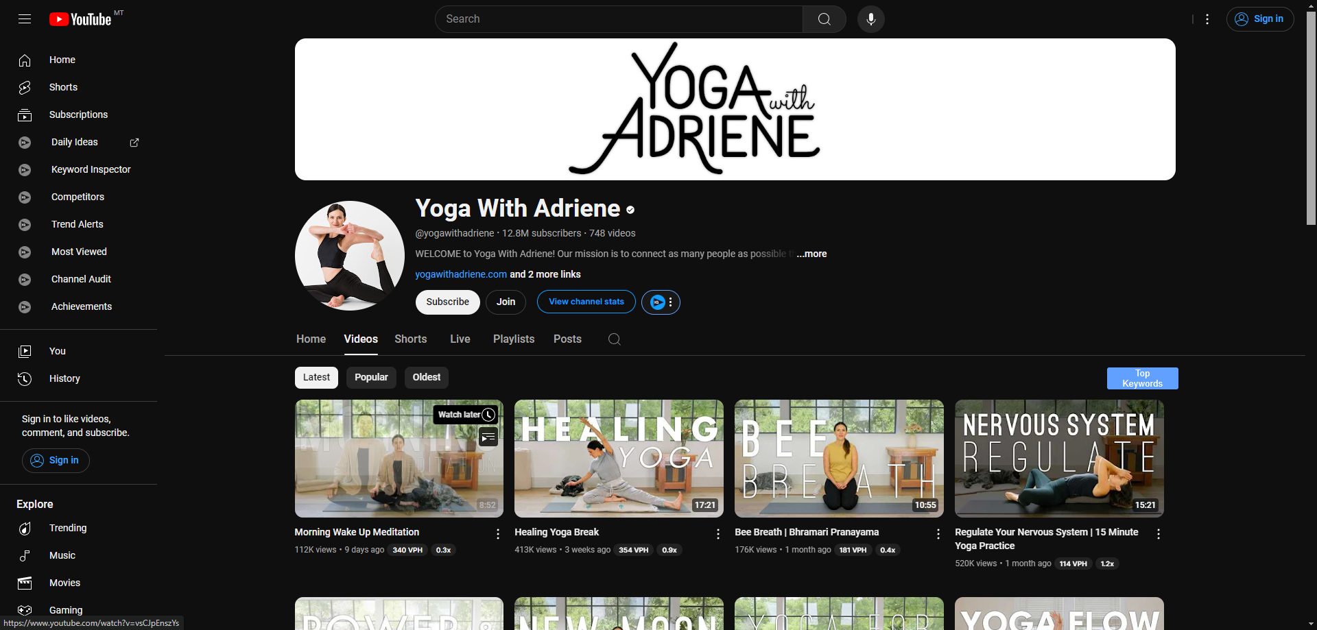 Yoga With Adriene