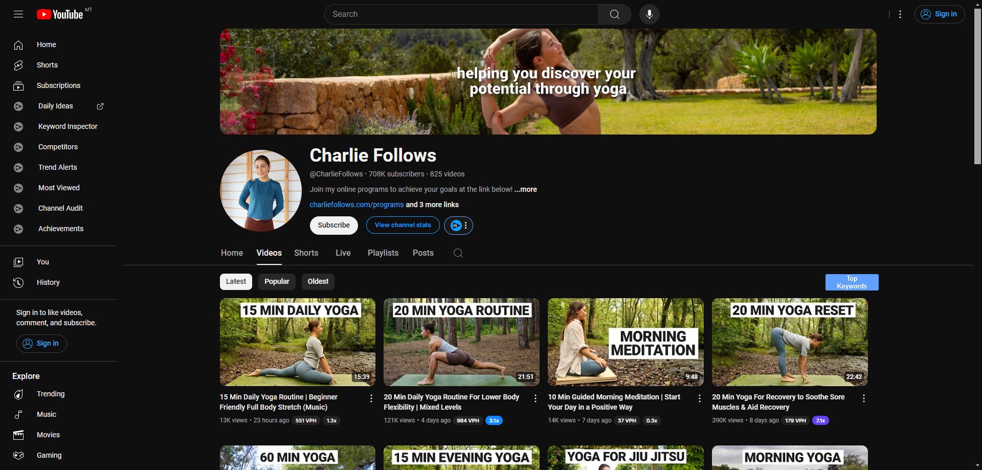 Charlie Follows