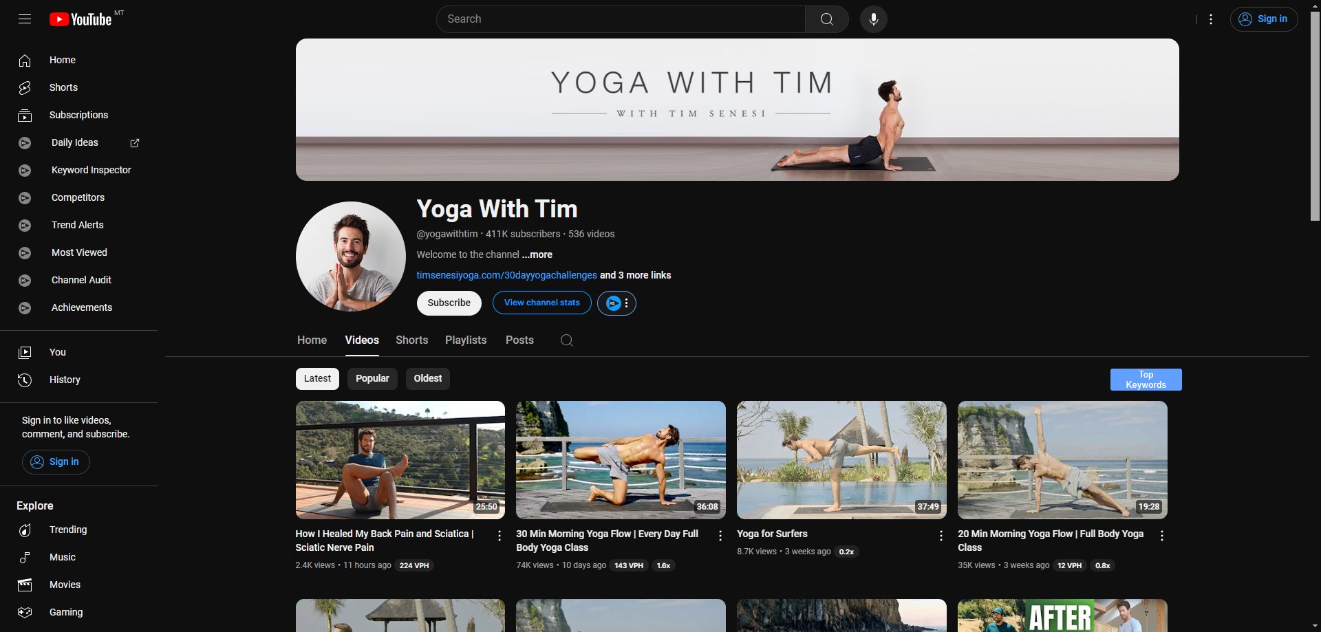 Yoga With Tim